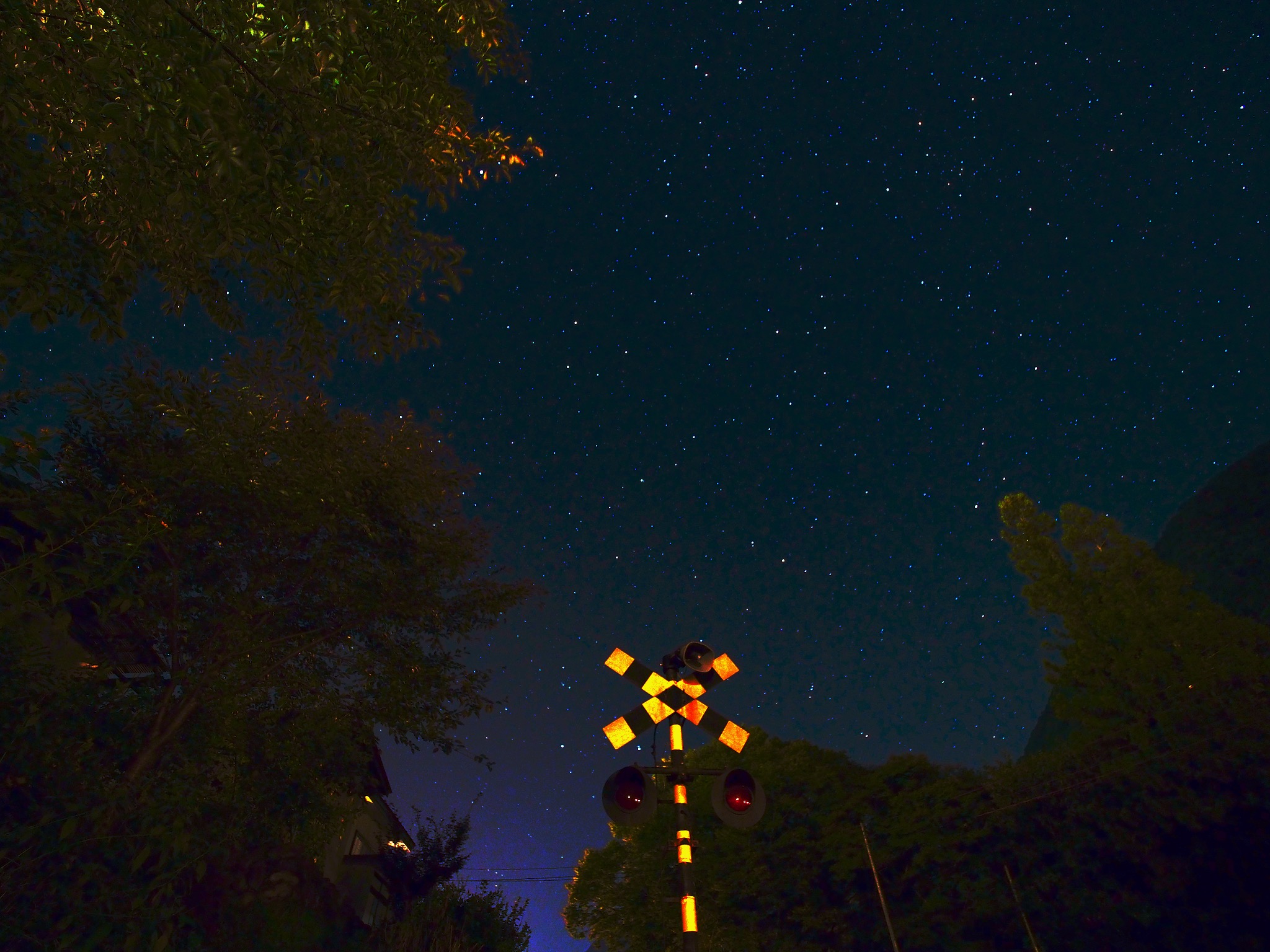 Stars and a signal of level crossing